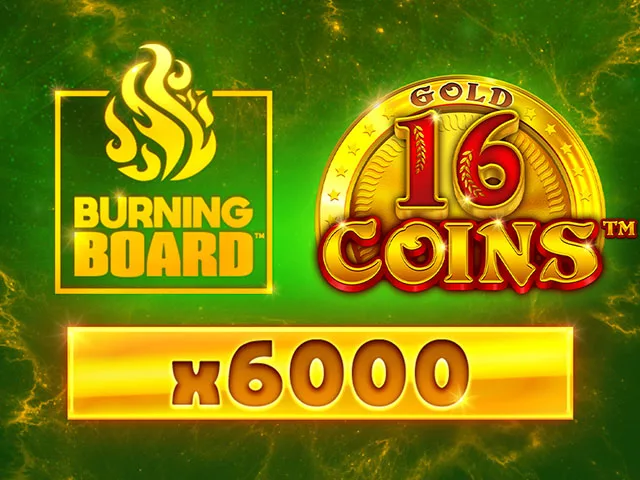 16 Coins Gold Burning Board