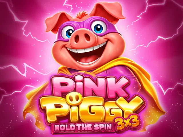 3x3 Pink Piggy Hold the Spin