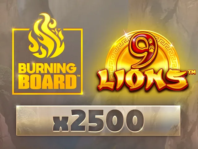 9 Lions Burning Board